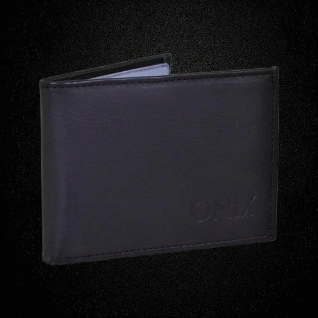 Master Western - Carteira em Couro LegÃ­timo com PlÃ¡stico para Documento