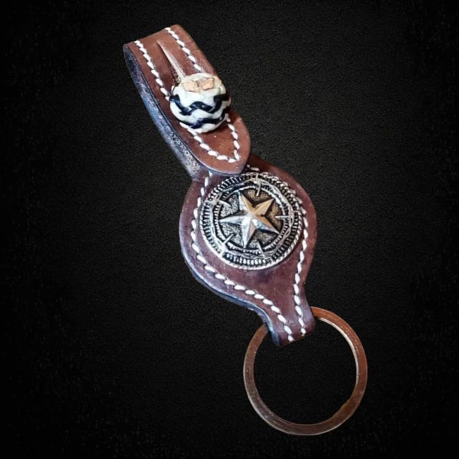Master Western - Chaveiro em Couro LegÃ­timo 